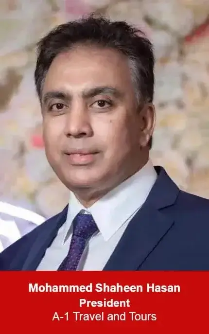 Shaheen Hasan, founder and President of A-1 Travel & Tours