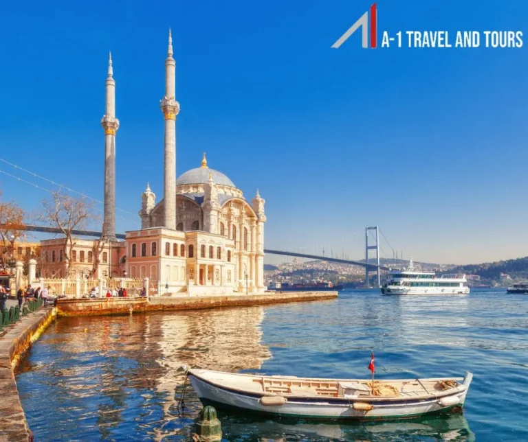 Istanbul skyline and the Bosphorus