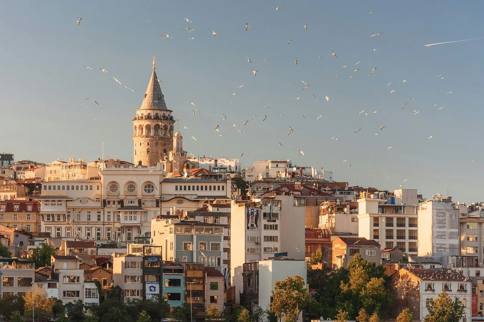 Galata Tower and the Istanbul skyline